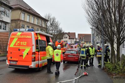 Kirchheim: Gasgeruch sorgt fuer Feuerwehreinsatz